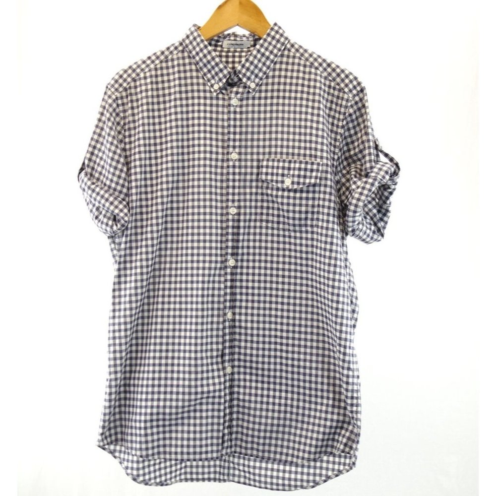 J. Lindeberg  Gingham Check Shirt in sz L